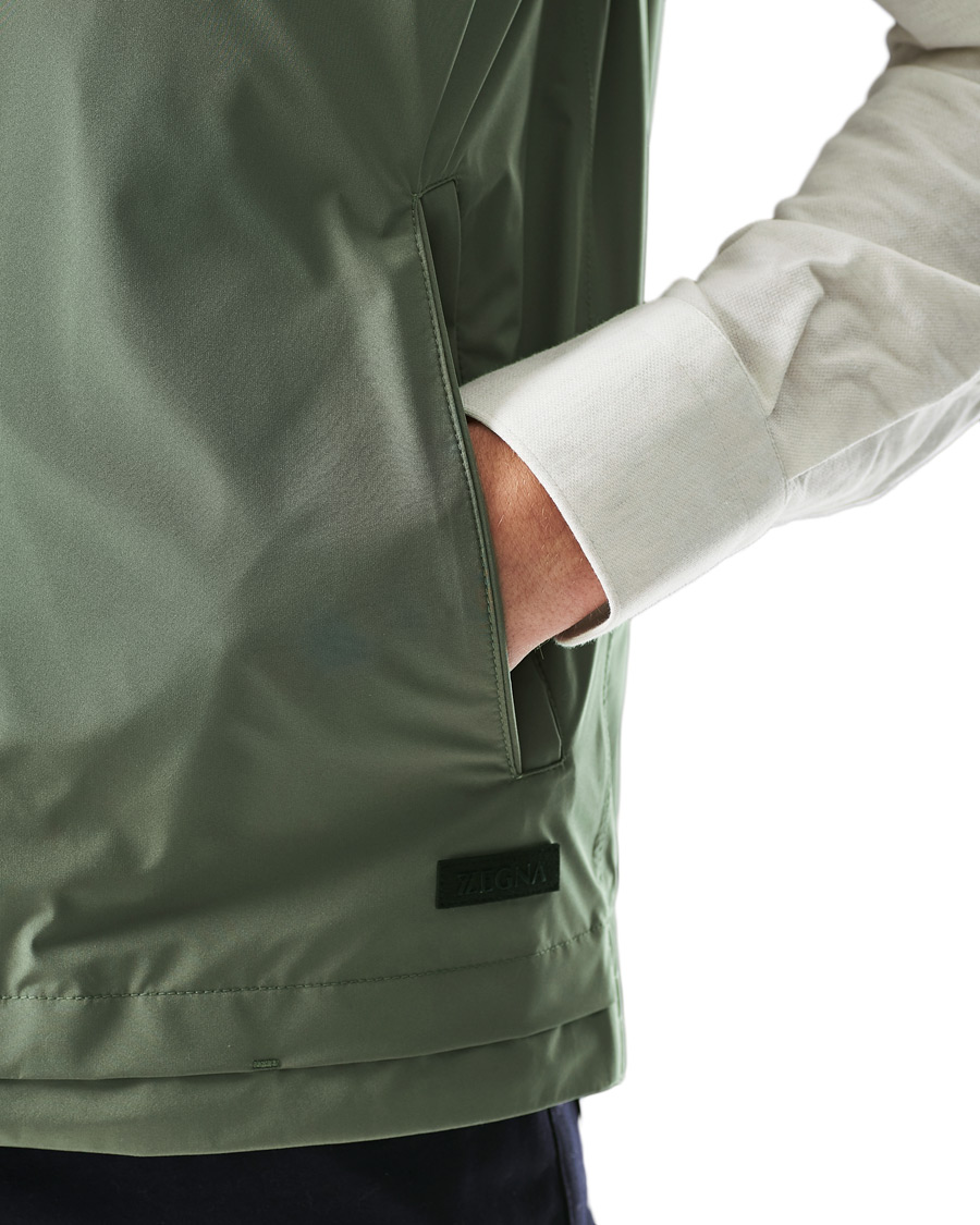 Herren | Jacken | Z Zegna | Hooded Microfiber Vest Olive