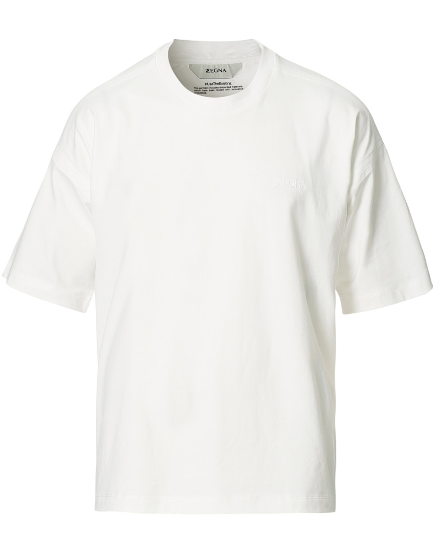 Herren | T-Shirts | Z Zegna | Short Sleeve Logo Tee White