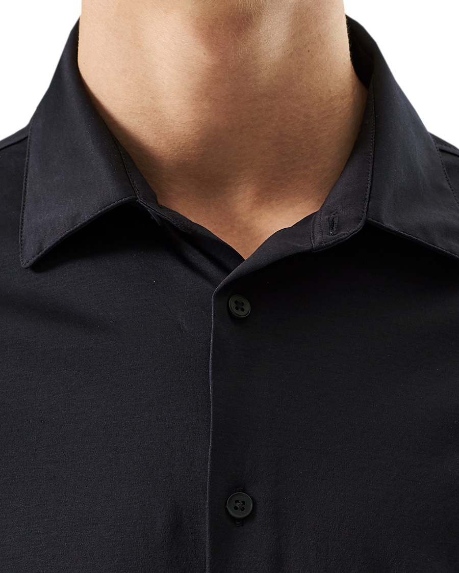 Herren | Hemden | Z Zegna | Soft Jersey Shirt Navy