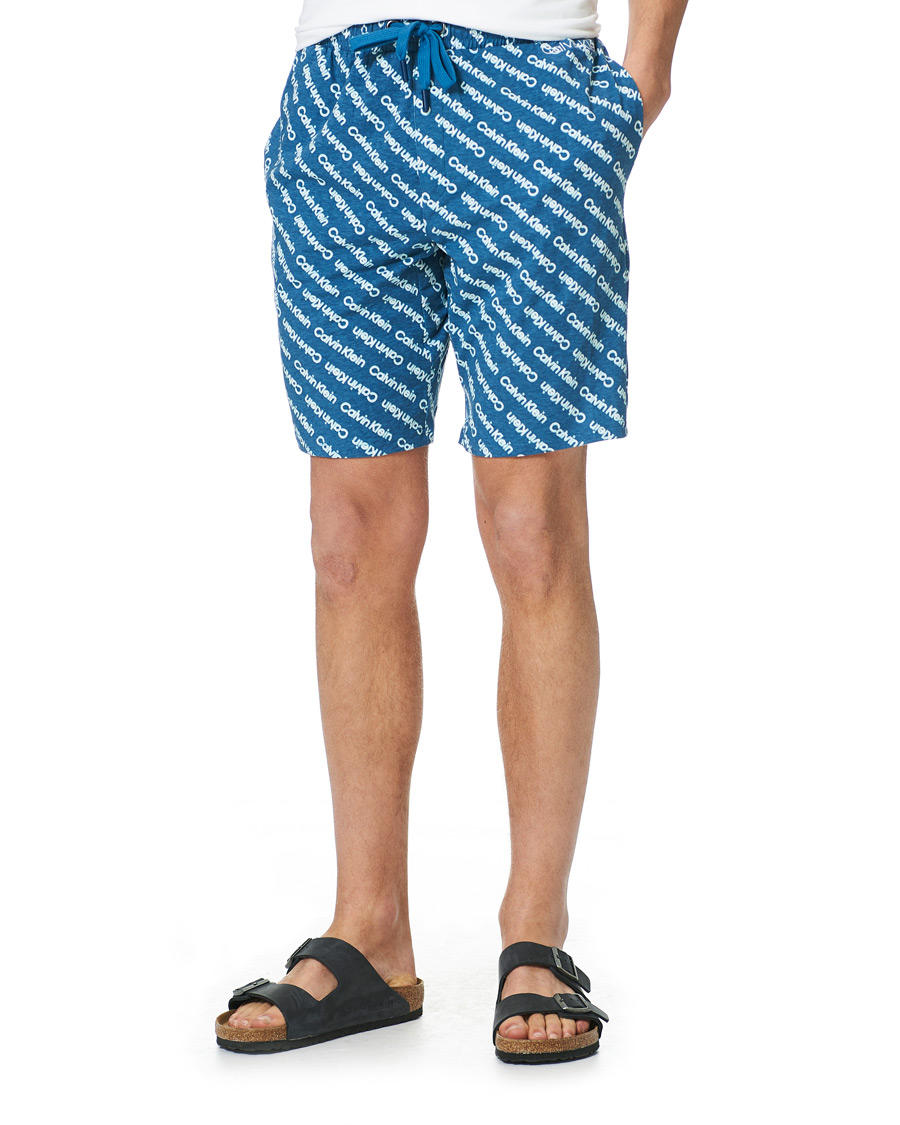 Herren | Schlafanzüge & Bademäntel | Calvin Klein | Short Pyjama Set White/Navy