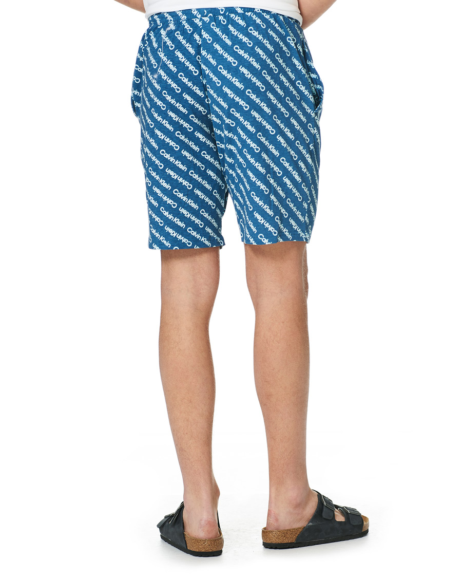 Herren | Schlafanzüge & Bademäntel | Calvin Klein | Short Pyjama Set White/Navy