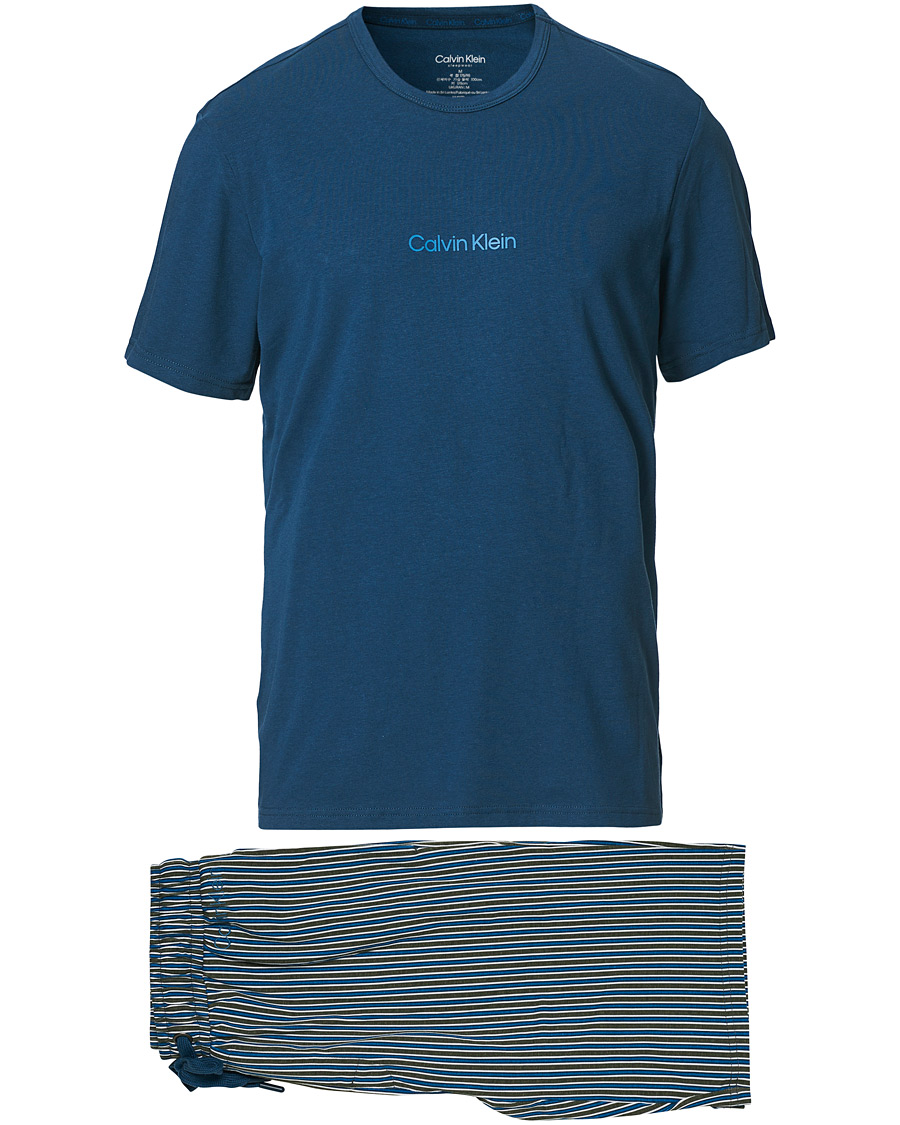 Herren | Schlafanzüge & Bademäntel | Calvin Klein | Short Pyjama Set Navy