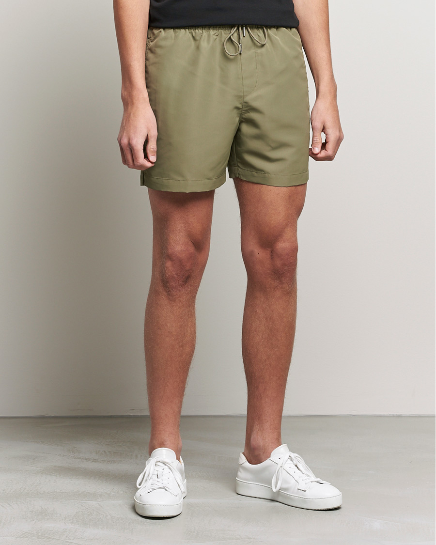Herren | Badehosen | Calvin Klein | Tonal Logo Drawstring Swimshorts New Basil