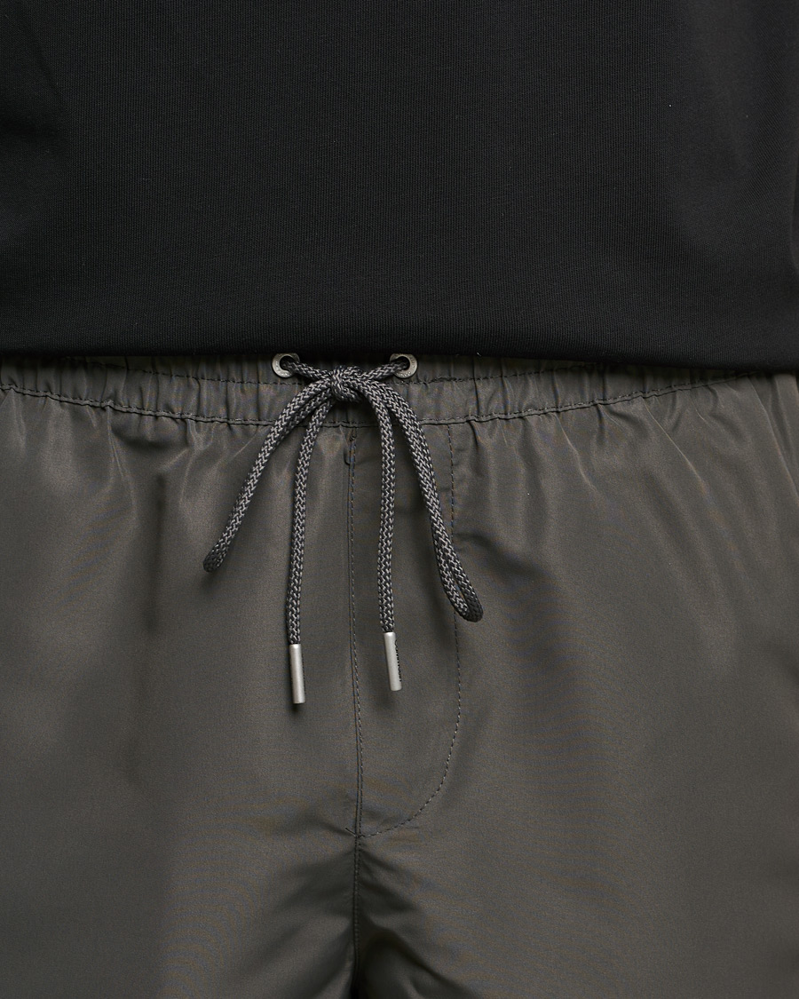 Herren | Badehosen | Calvin Klein | Tonal Logo Drawstring Swimshorts Industrial Grey