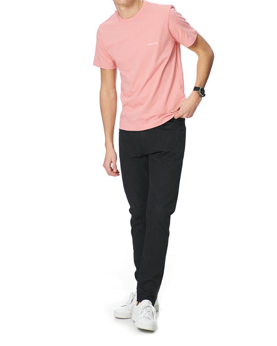 Herren | T-Shirts | Calvin Klein | Chest Logo Crew Neck Tee Dusty Pink
