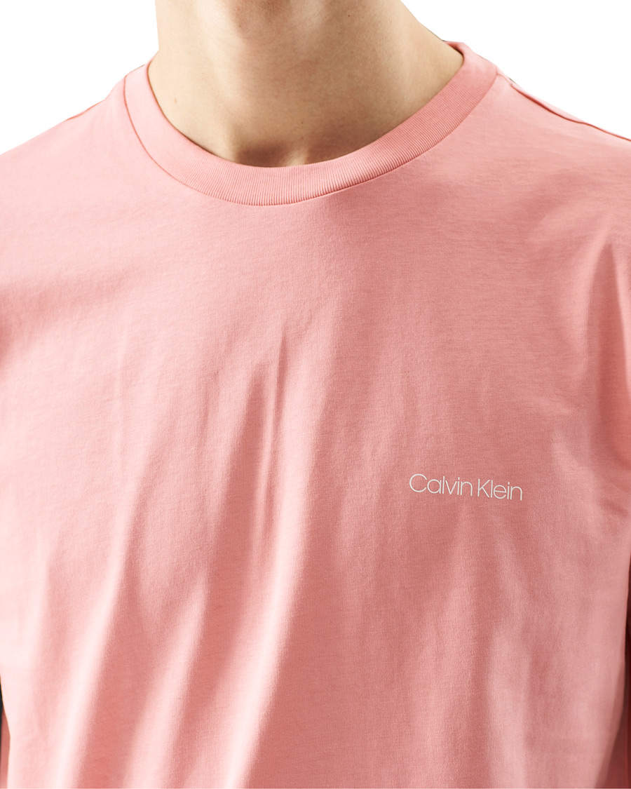 Herren | T-Shirts | Calvin Klein | Chest Logo Crew Neck Tee Dusty Pink