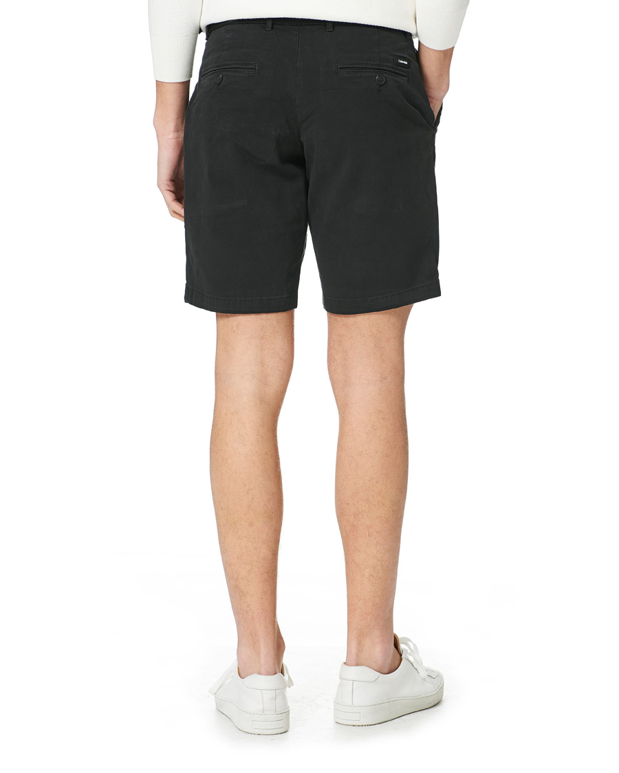 Herren | Shorts | Calvin Klein | Garment Dyed Belted Shorts Black