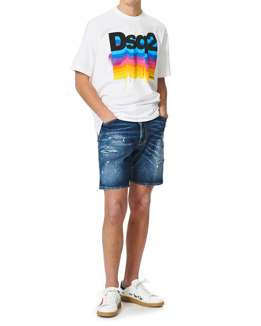 Herren | Shorts | Dsquared2 | Marine Denim Shorts Medium Blue Wash