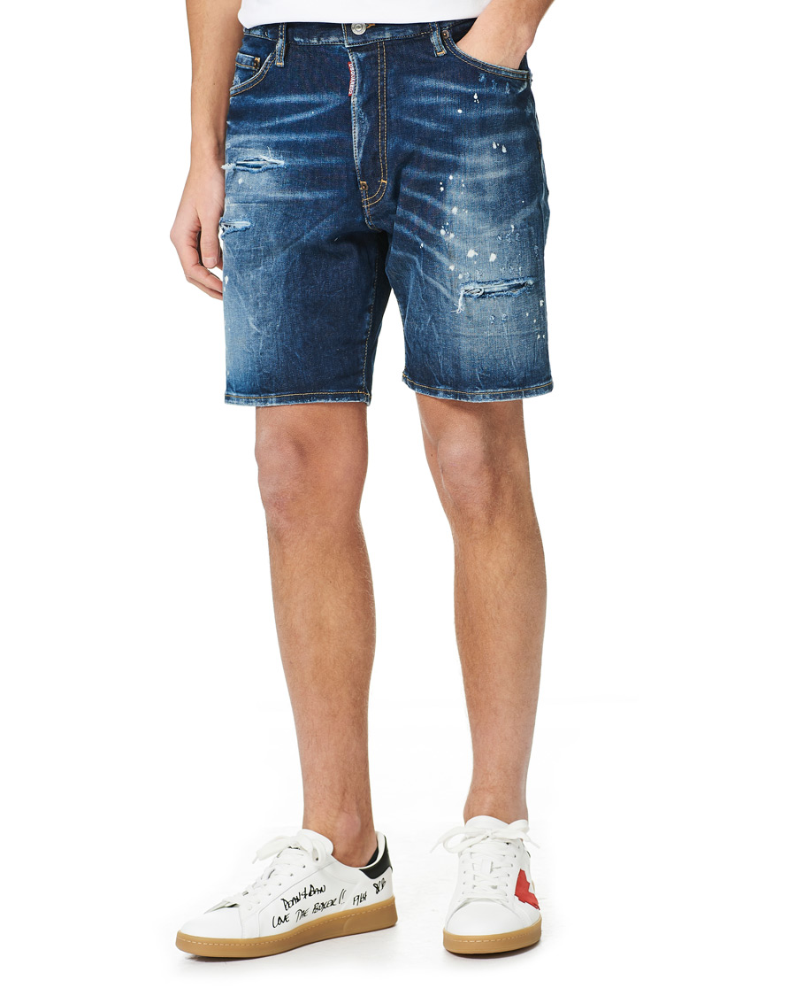 Herren | Shorts | Dsquared2 | Marine Denim Shorts Medium Blue Wash