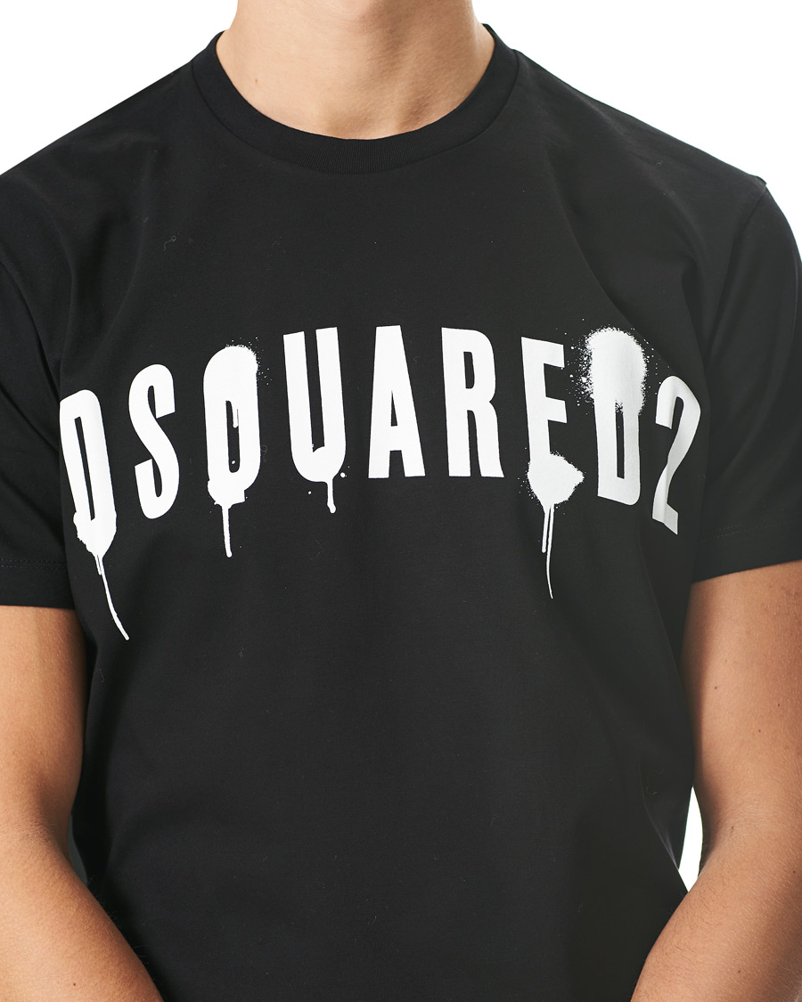 Herren | T-Shirts | Dsquared2 | Graffiti Logo Tee Black