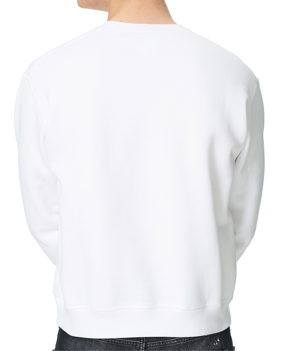 Herren | Pullover | Dsquared2 | Flock Logo Sweatshirt White