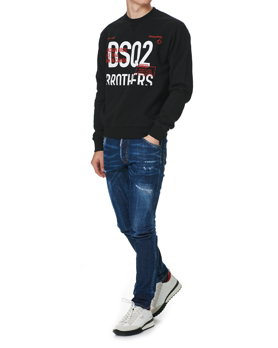 Herren | Pullover | Dsquared2 | Brothers Sweatshirt Black
