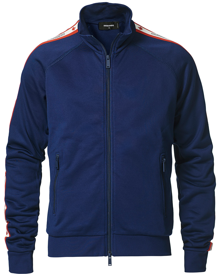 Herren | Pullover | Dsquared2 | Track Zip Top Dark Blue