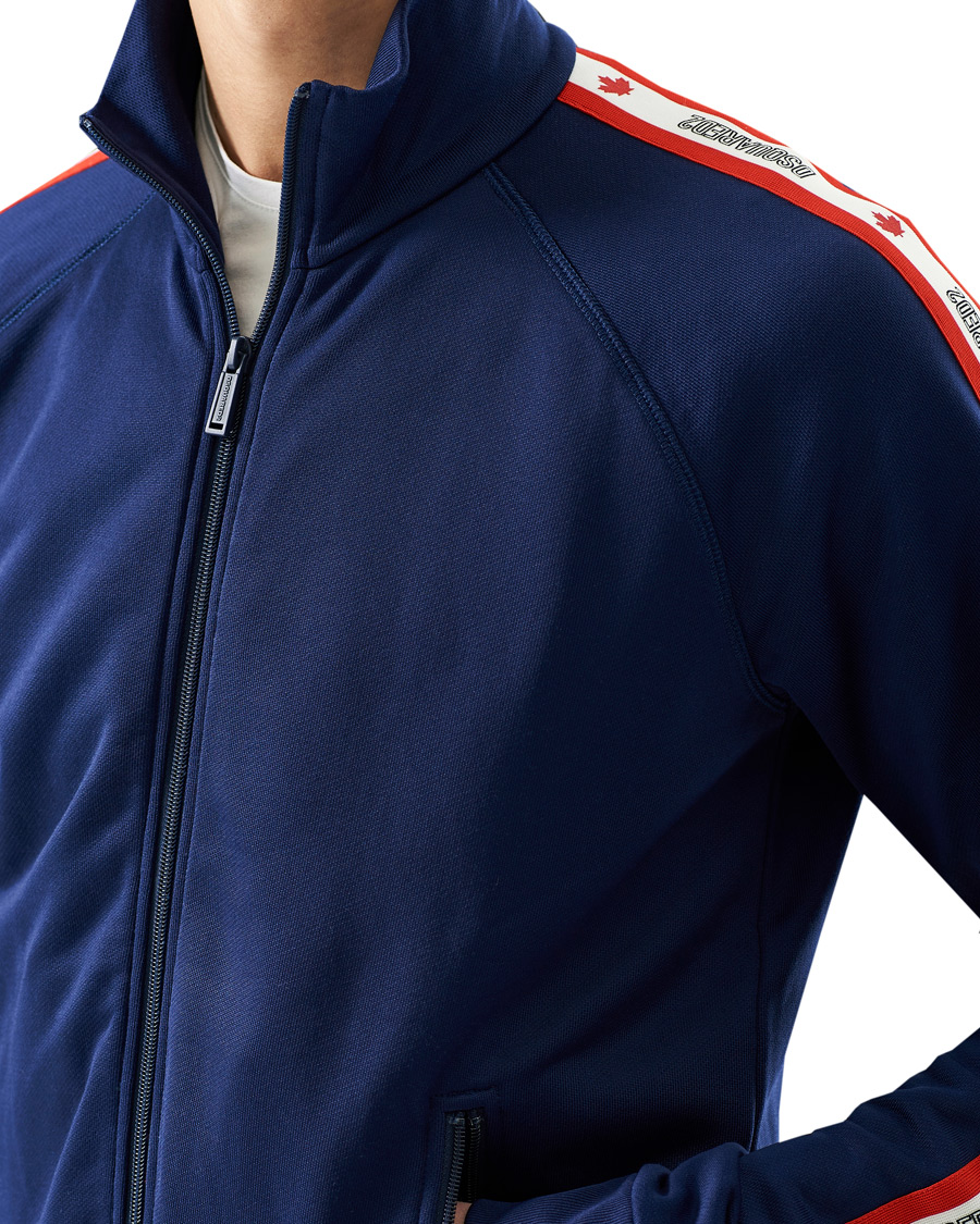 Herren | Pullover | Dsquared2 | Track Zip Top Dark Blue