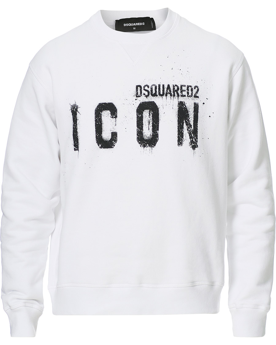 Herren | Pullover | Dsquared2 | Icon Logo Sweatshirt White
