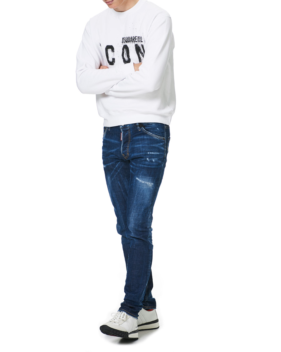 Herren | Pullover | Dsquared2 | Icon Logo Sweatshirt White