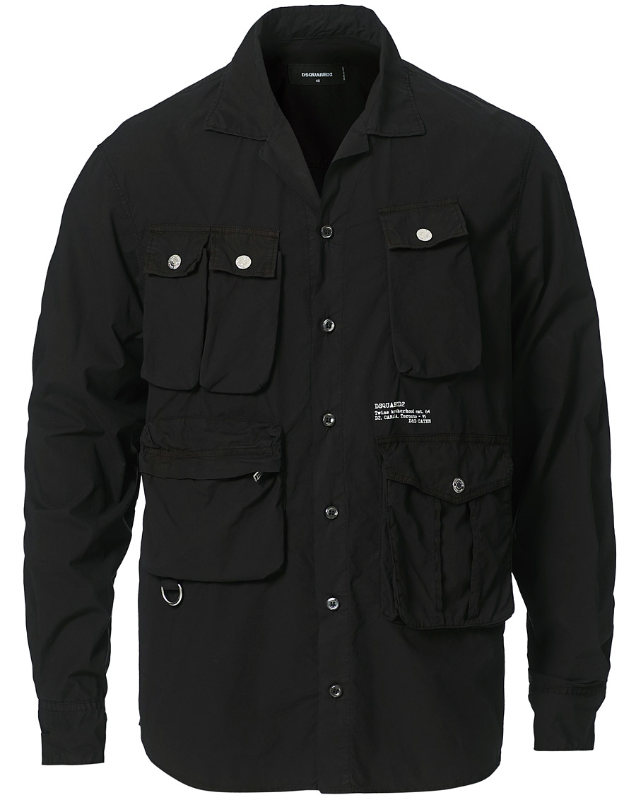 Herren | Hemden | Dsquared2 | Tactical Drop Shirt Black