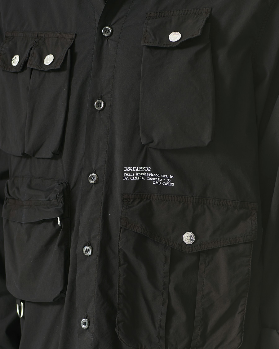 Herren | Hemden | Dsquared2 | Tactical Drop Shirt Black