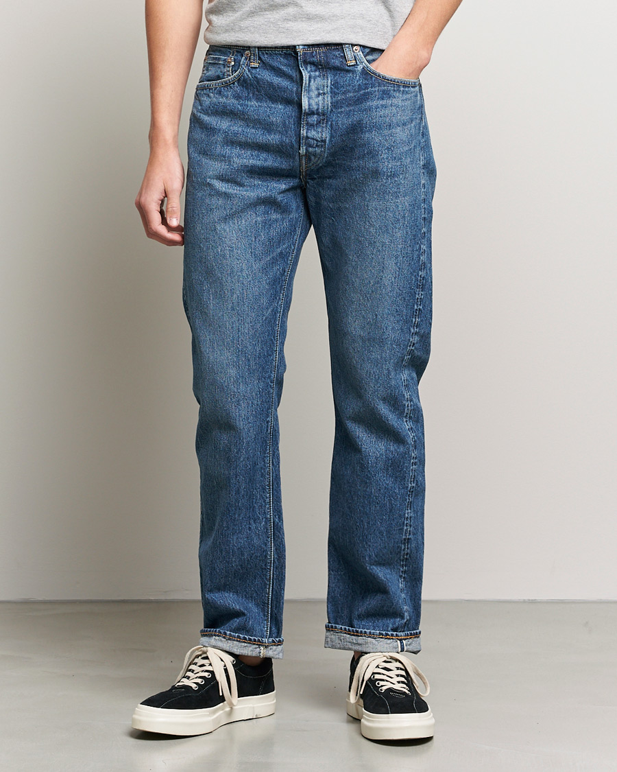 Herren | Japanese Department | orSlow | Straight Fit 105 Selvedge Jeans 2 Year Wash