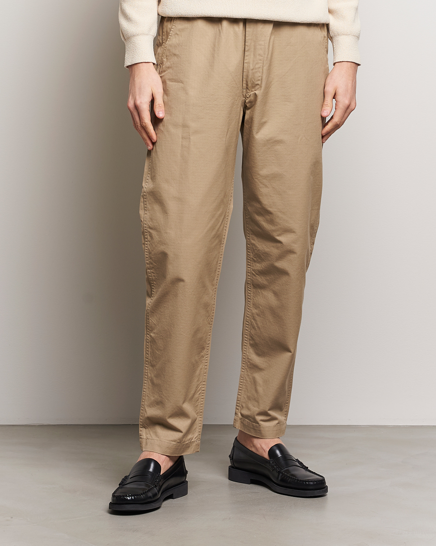 Men | Japanese Department | orSlow | New Yorker Pants Beige