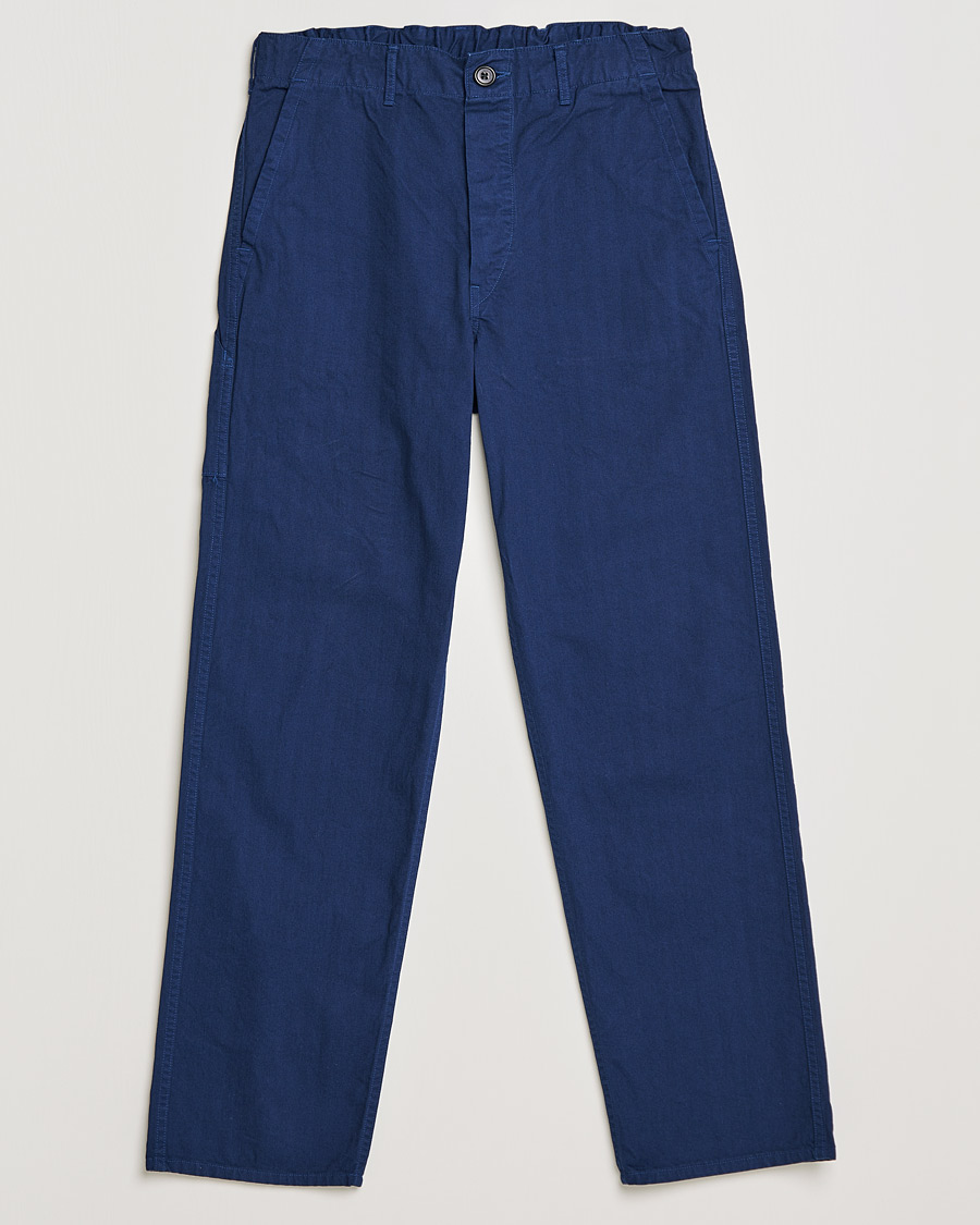 Herren | Hosen | orSlow | French Work Pants Dark Blue