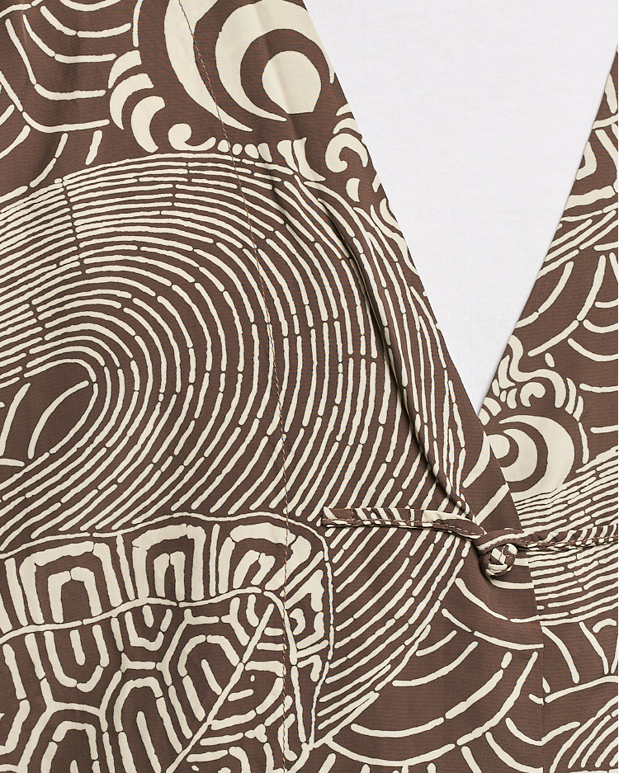 Herren | Pullover | orSlow | Hawaiian Cardigan Turtle Print