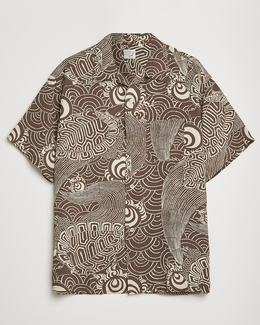 Herren | Hemden | orSlow | Hawaiian Shirt Turtle Print