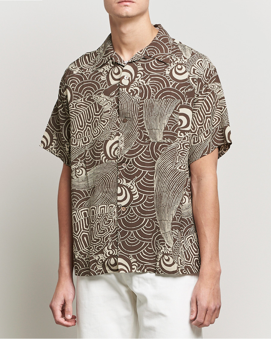 Herren | Hemden | orSlow | Hawaiian Shirt Turtle Print