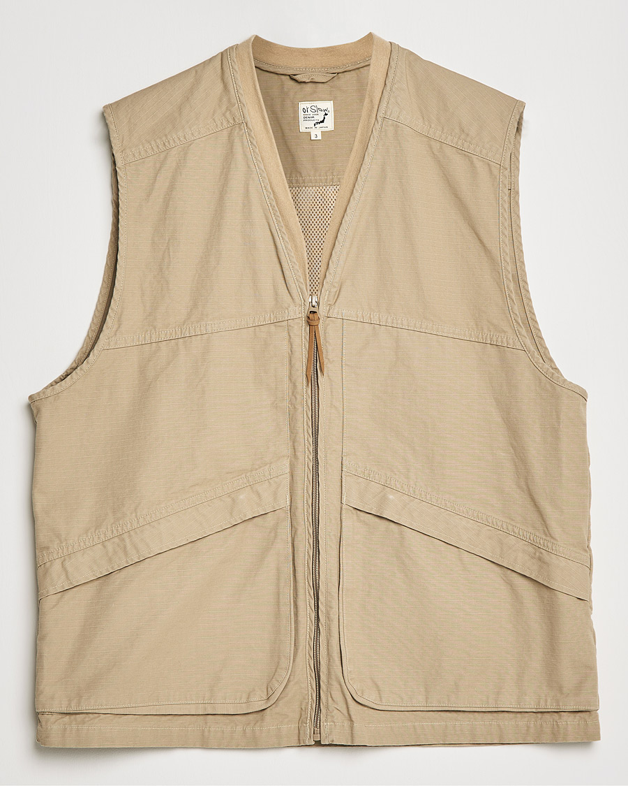 Herren | Jacken | orSlow | Utility Vest Beige