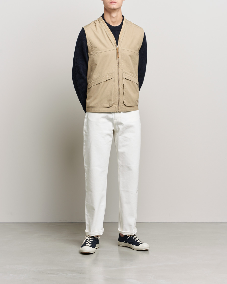 Herren | Jacken | orSlow | Utility Vest Beige