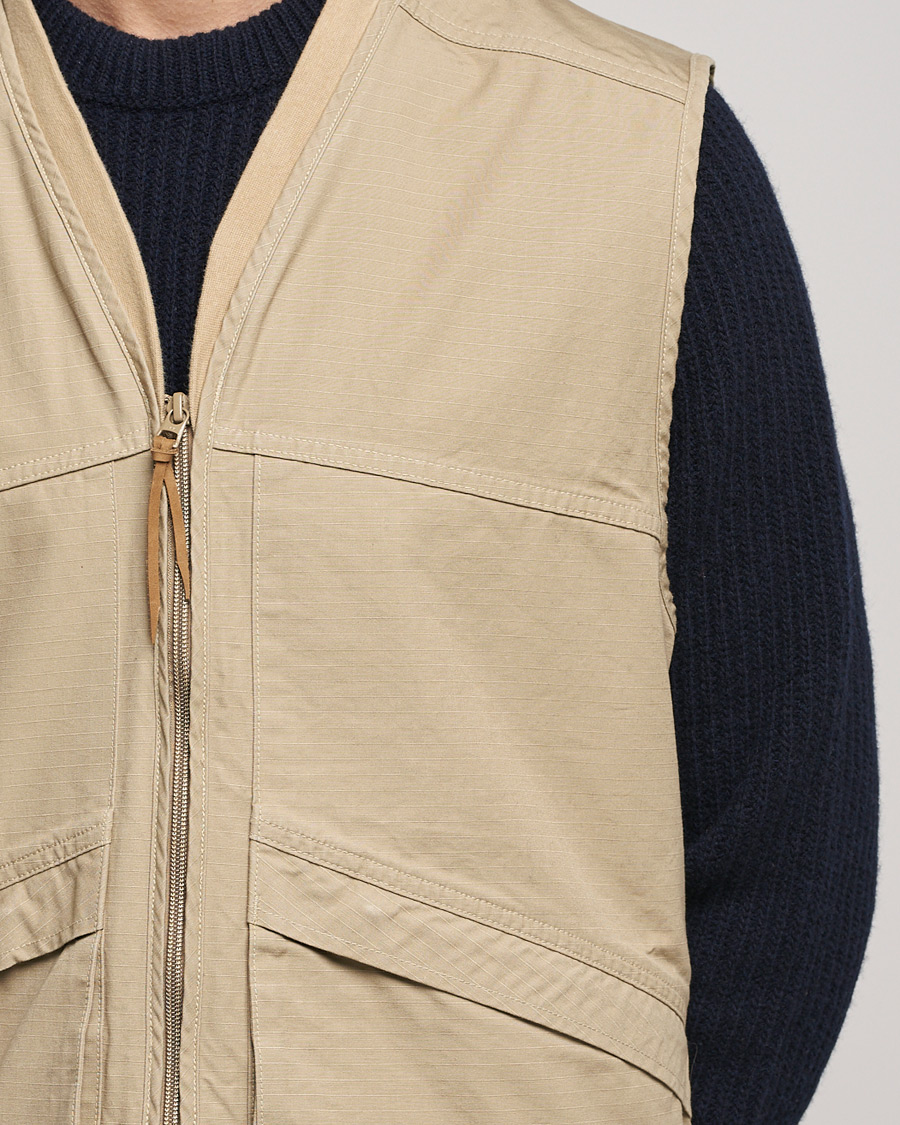 Herren | Jacken | orSlow | Utility Vest Beige