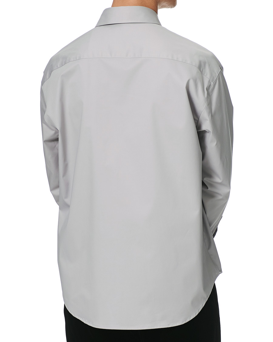 Herren | Hemden | Giorgio Armani | Cotton Overshirt Light Grey