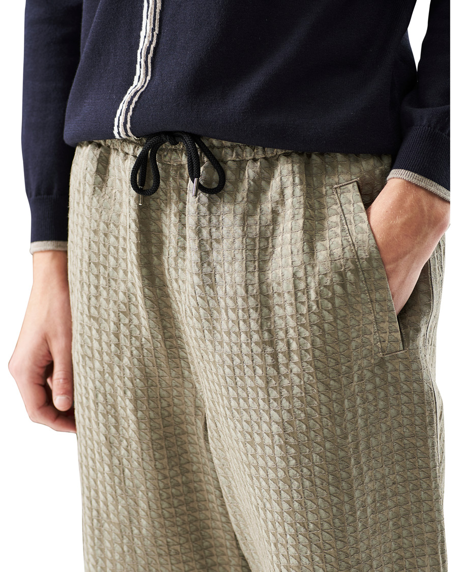 Herren | Shorts | Giorgio Armani | Jacquard Drawstring Shorts Beige