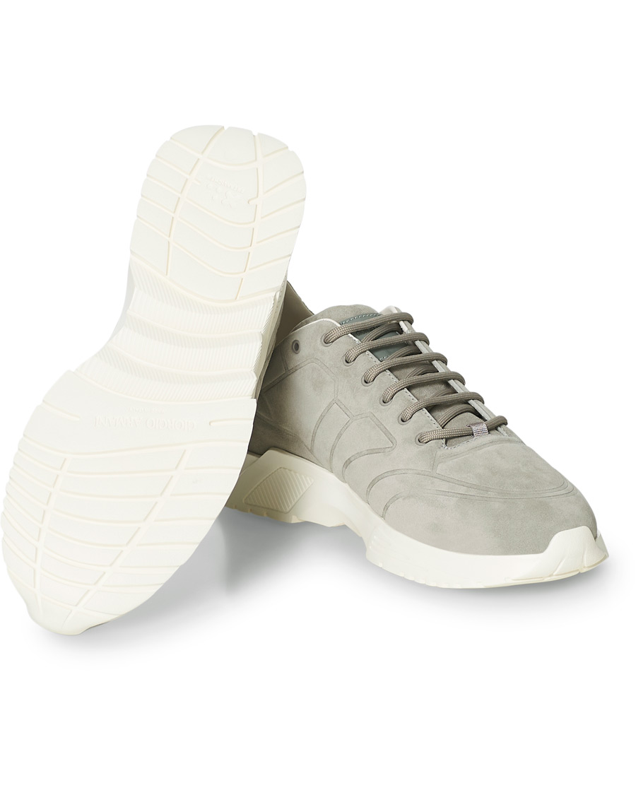 Herren | Giorgio Armani Hydro Running Sneaker Grey | Giorgio Armani | Hydro Running Sneaker Grey