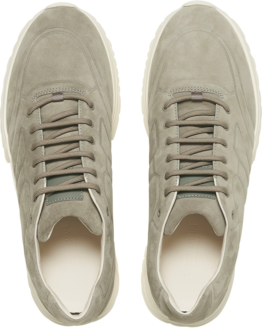 Herren | Giorgio Armani Hydro Running Sneaker Grey | Giorgio Armani | Hydro Running Sneaker Grey