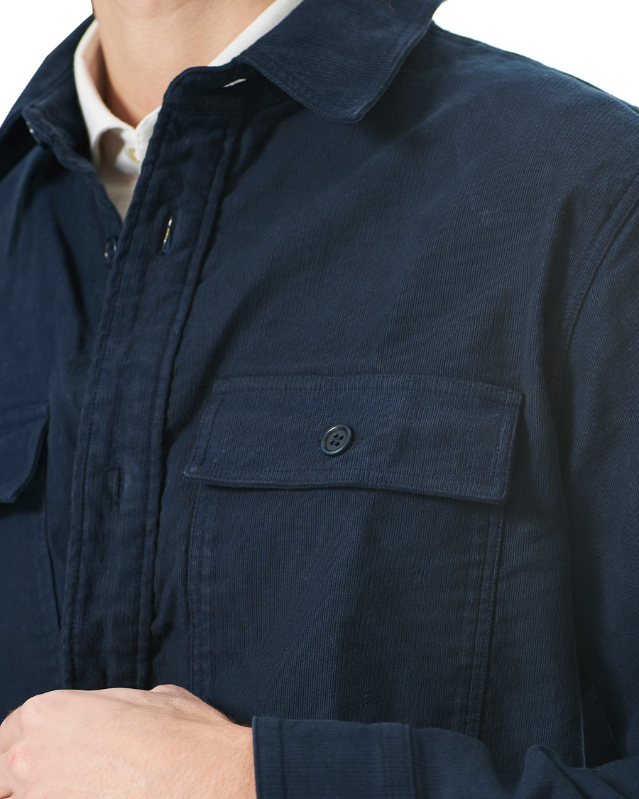 Herren | Hemden | A.P.C. | Bastian Cotton Overshirt Navy