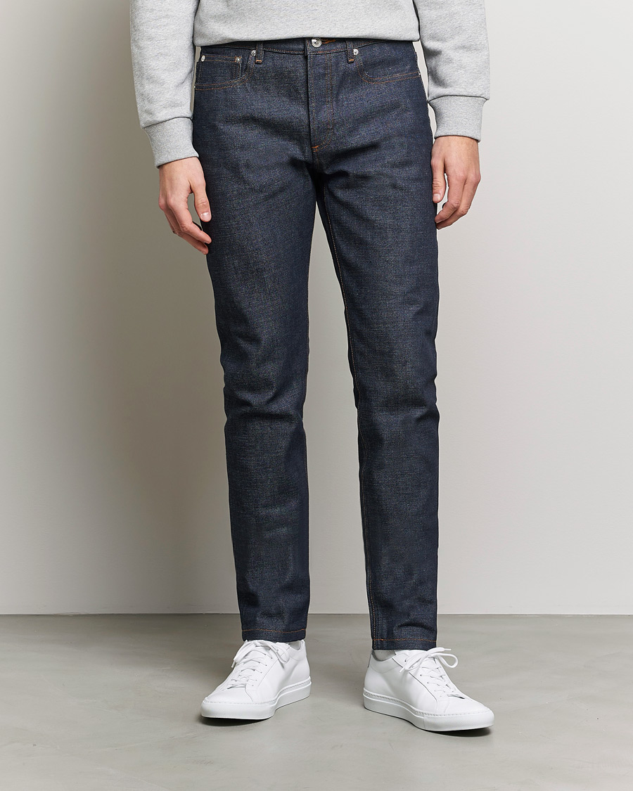 Herren | Blaue jeans | A.P.C. | Petit New Standard Jeans Dark Indigo