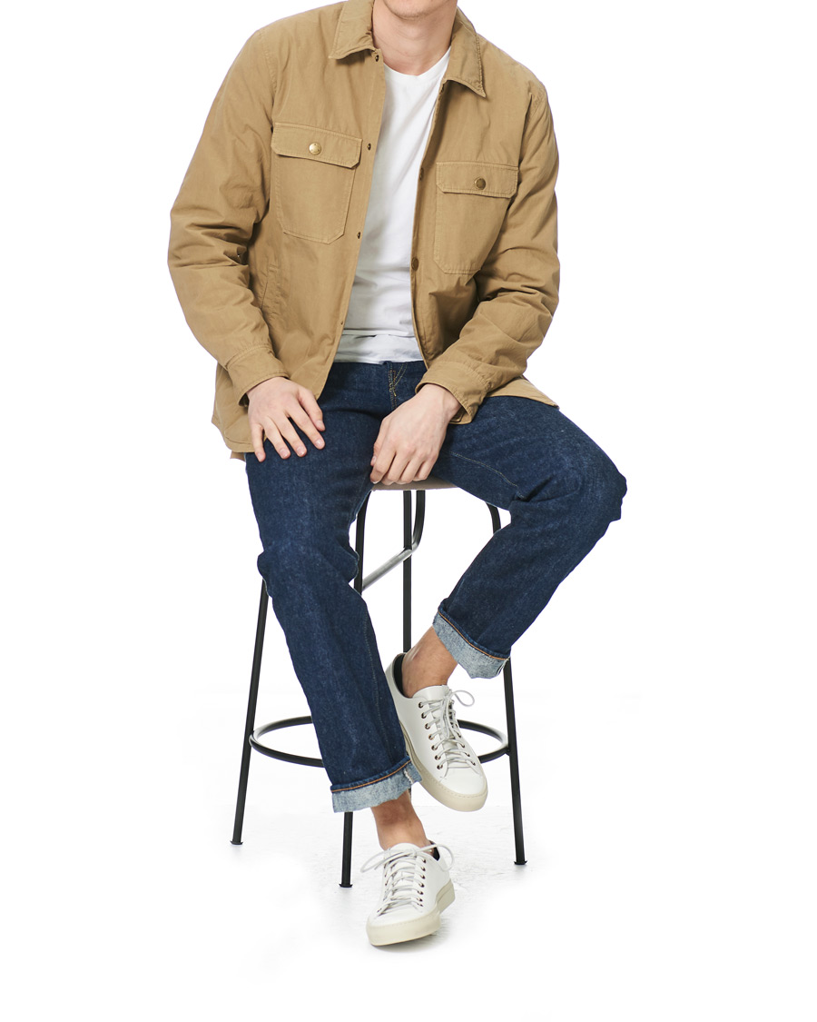 Herren | Jacken | A.P.C. | Alex Garment Dyed Overshirt Dark Beige