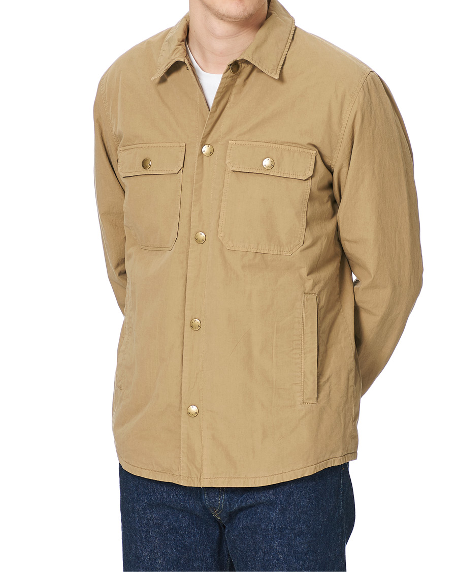 Herren | Jacken | A.P.C. | Alex Garment Dyed Overshirt Dark Beige
