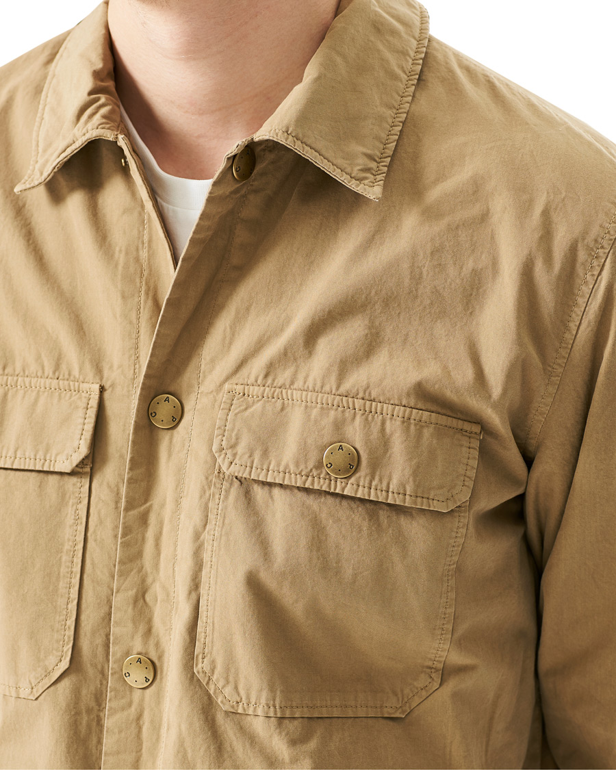 Herren | Jacken | A.P.C. | Alex Garment Dyed Overshirt Dark Beige