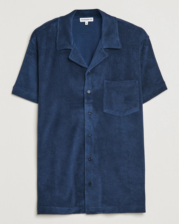 Herren | Poloshirts | A.P.C. | Agustino Short Sleeve Terry Polo Navy