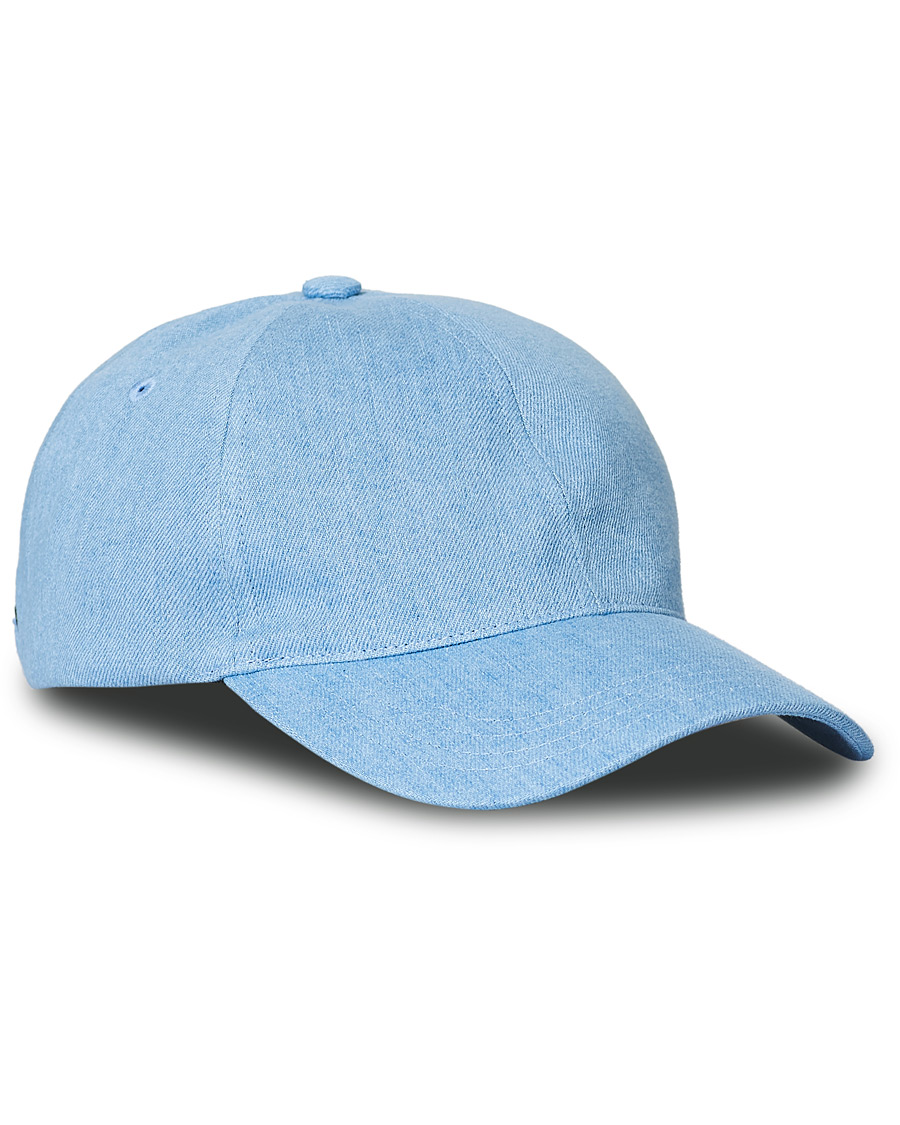 Herren | A.P.C. Charlie Baseball Cap Washed Indigo | A.P.C. | Charlie Baseball Cap Washed Indigo