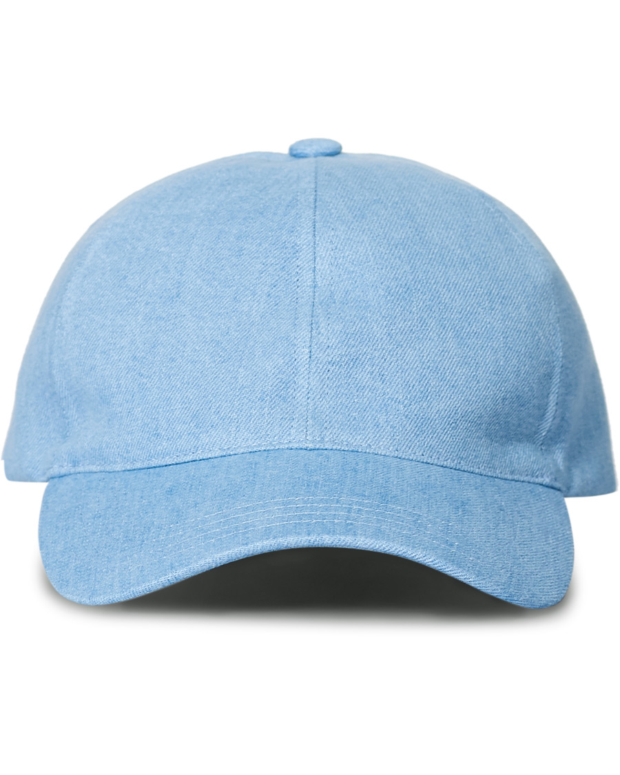 Herren | A.P.C. Charlie Baseball Cap Washed Indigo | A.P.C. | Charlie Baseball Cap Washed Indigo
