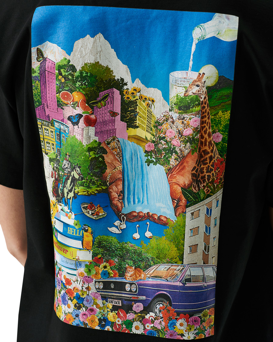 Herren | T-Shirts | Sunflower | Heavy Collage Tee Black