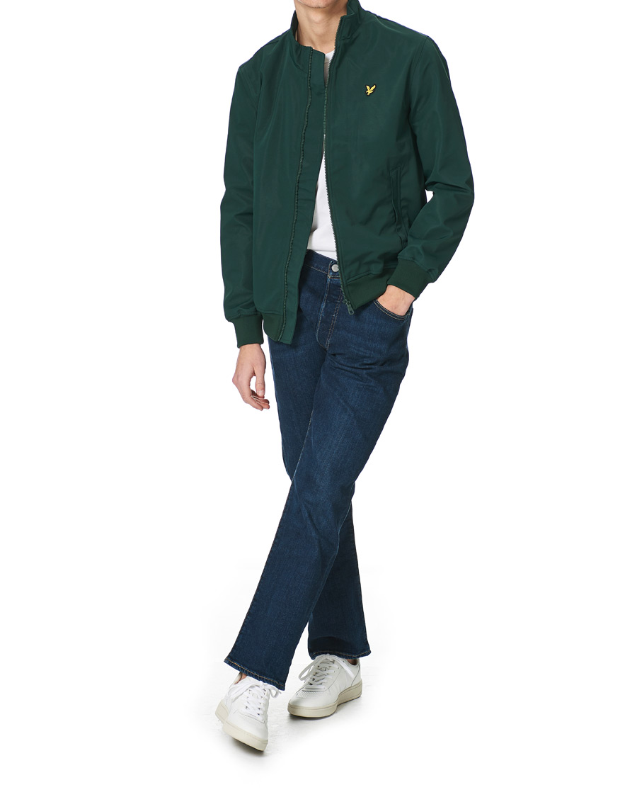 Herren | Jacken | Lyle & Scott | Mesh Backed Funnel Neck Jacket Dark Green