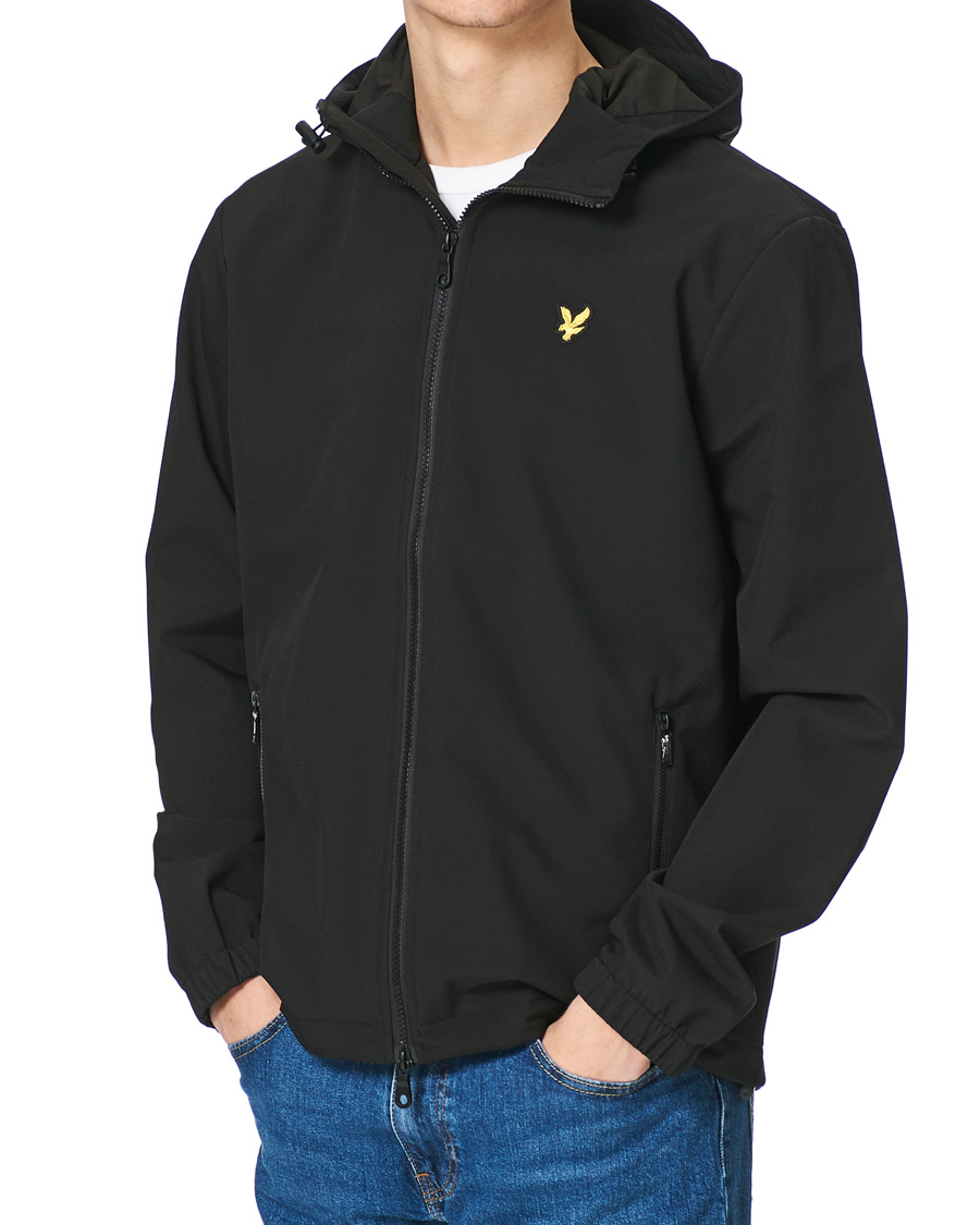 Herren | Jacken | Lyle & Scott | Texture Shell Jacket Black