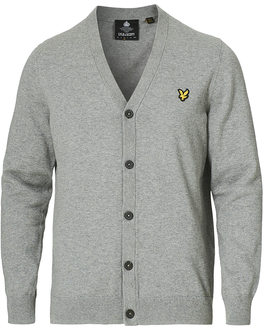 Herren | Pullover | Lyle & Scott | Cotton Cardigan Grey