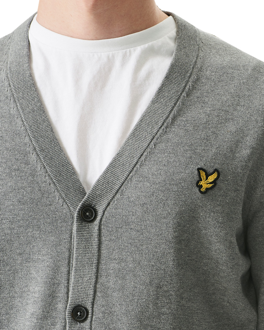 Herren | Pullover | Lyle & Scott | Cotton Cardigan Grey