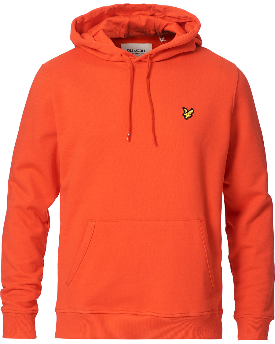 Herren | Pullover | Lyle & Scott | Pullover Organic Cotton Hoodie Red Flyer
