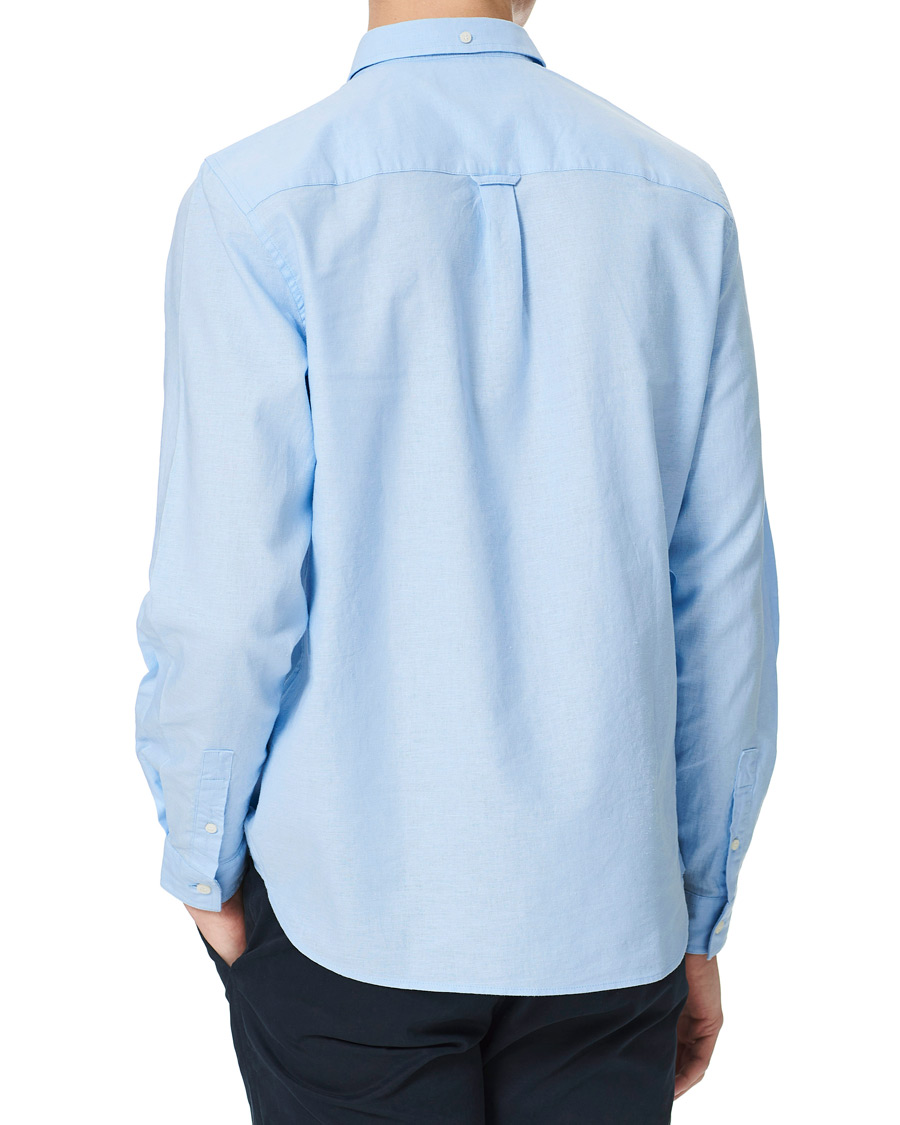 Herren | Hemden | Lyle & Scott | Linen/Cotton Shirt Light Blue